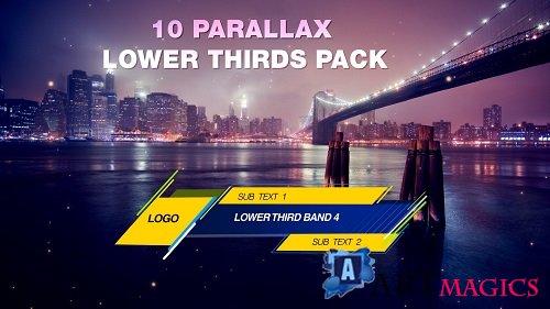 Parallax Lower Third Pack 96765 - Motion Graphics