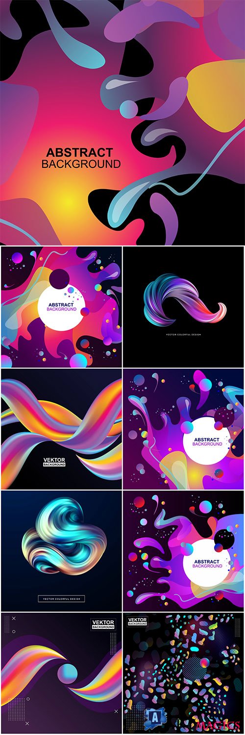3d abstract colorful vector design illustration