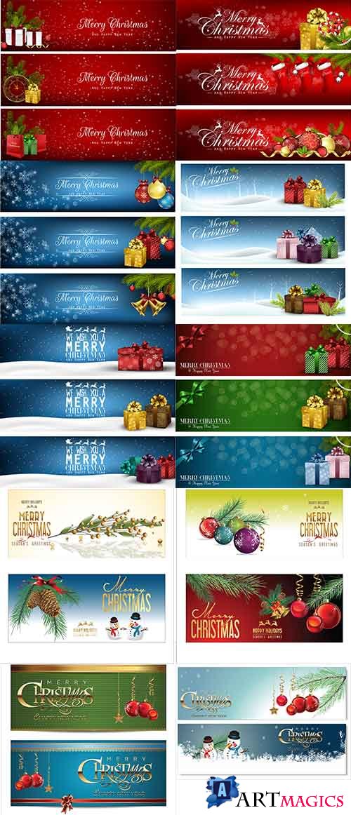   -   / Christmas baners - Vector Graphics