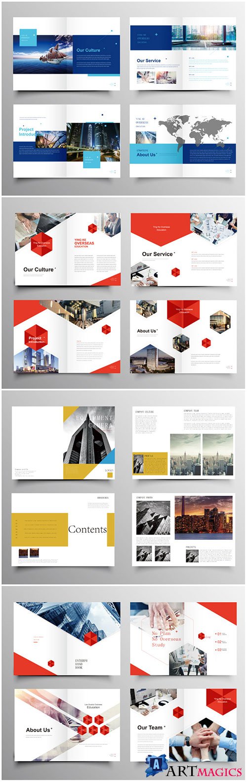 Brochure template vector layout design, corporate business annual report, magazine, flyer mockup # 231
