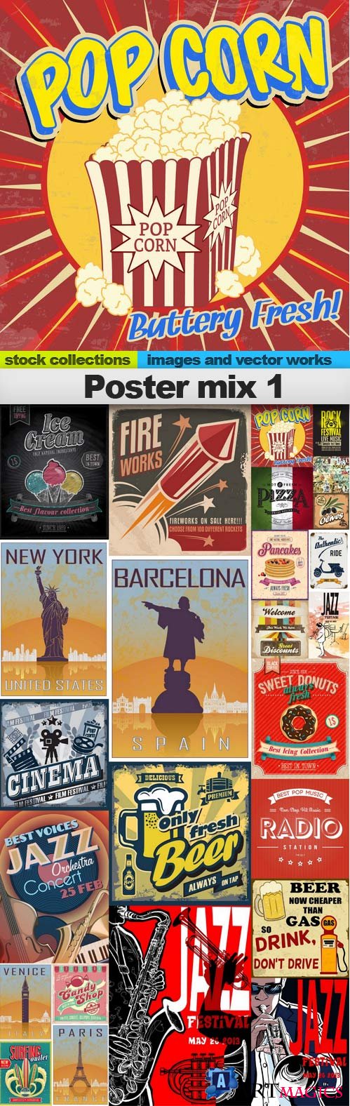Poster Mix #1, 25xEPS