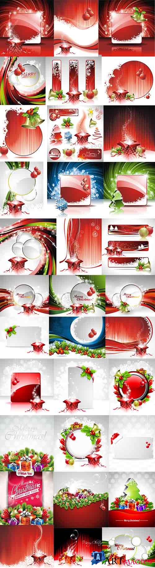   - 5 -   / Christmas backgrounds -5 - Vector Graphics