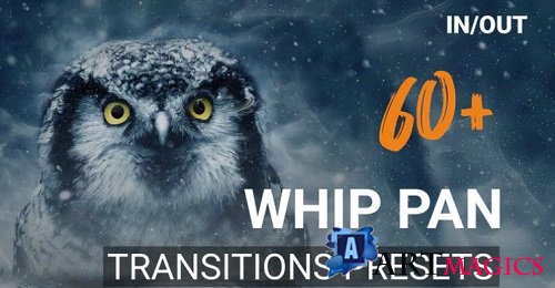 60 Whip Pan Transition Presets - Premiere Pro Templates 138801