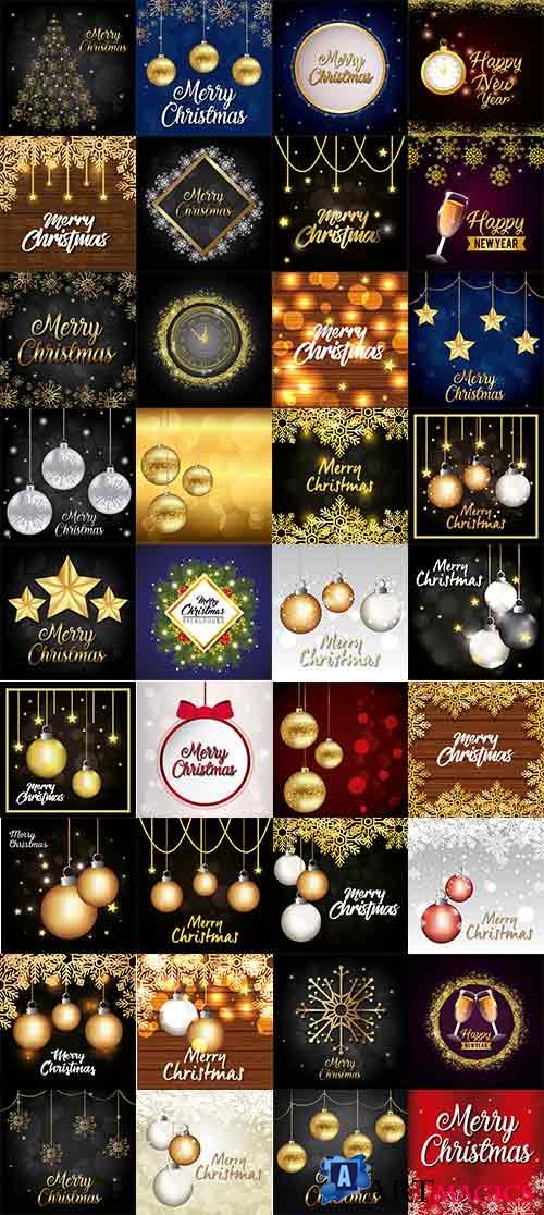   - 6 -   / Christmas backgrounds -6 - Vector Graphics
