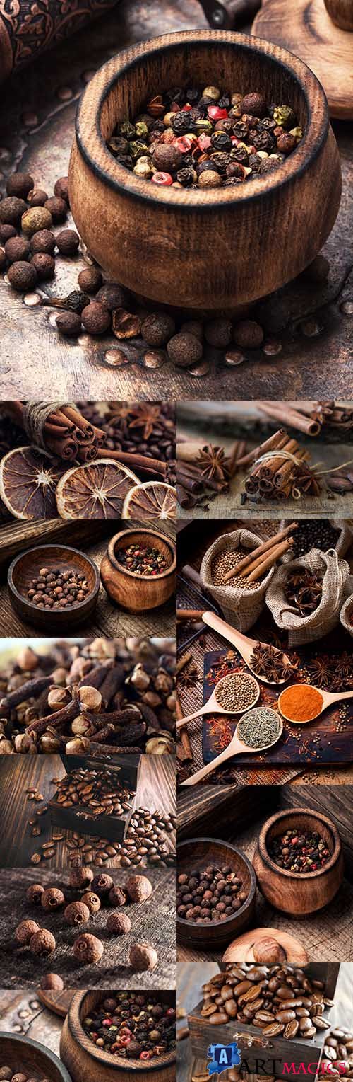 Fragrant spices seed coffee tack cinnamon