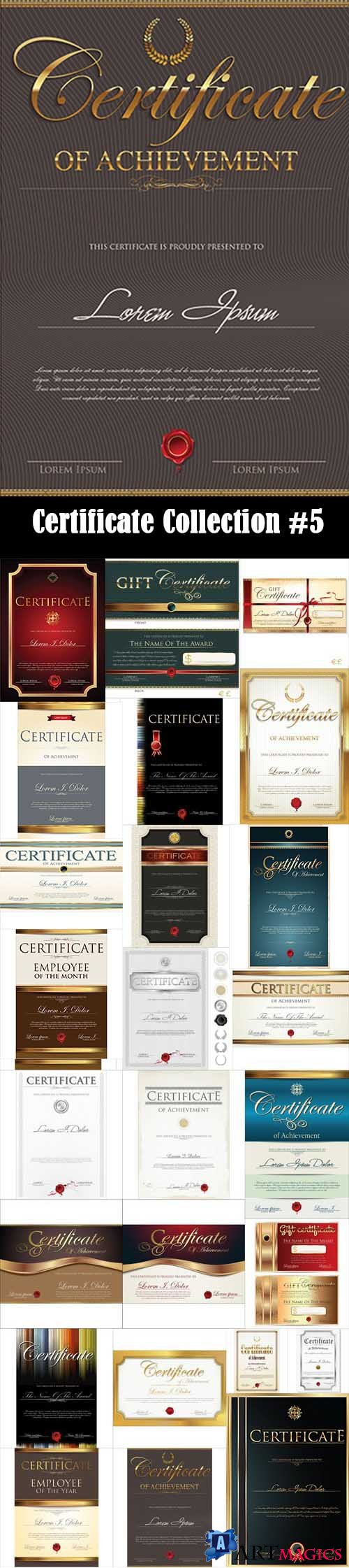 Certificate Collection #5, 25xEPS