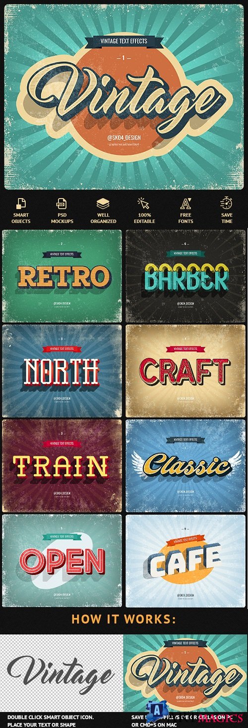Vintage Text Effects - 22697709