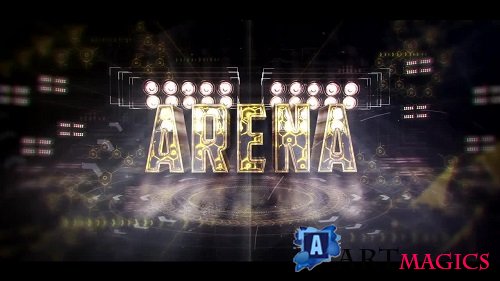 Sci-Fi Sports Arena Logo 128857 - After Effects Templates