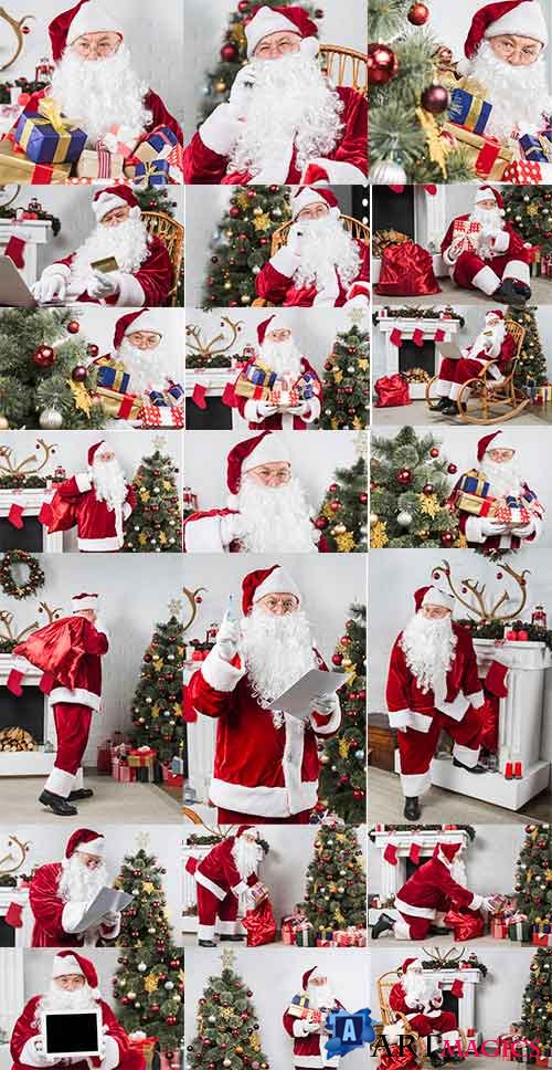     -  / Santa Claus brought gifts - Clipart