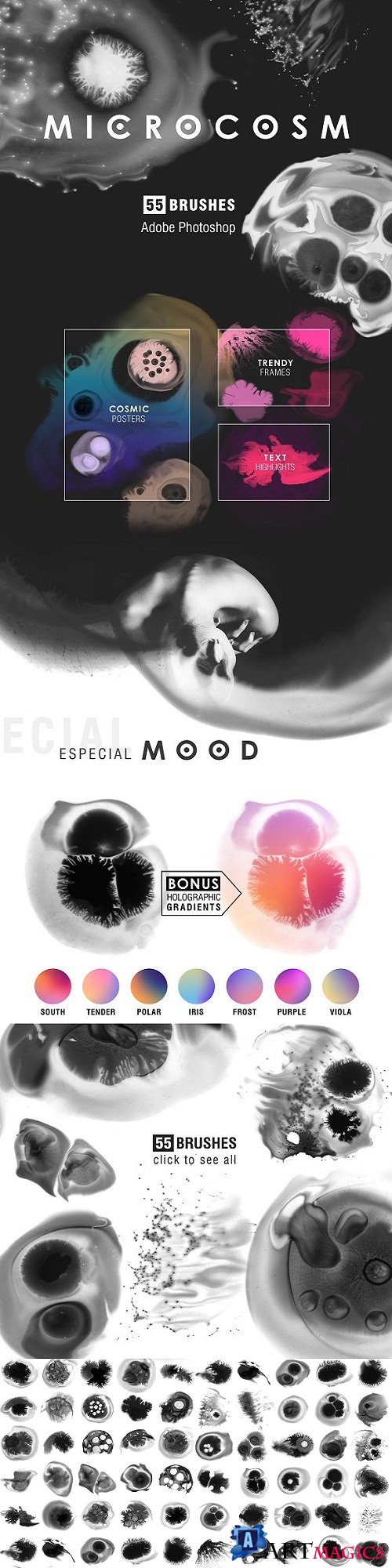 MICROCOSM - 55 Photoshop brushes - 2594593 (Updated)