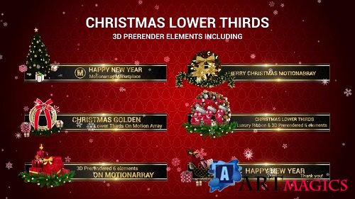Christmas Lower Thirds 146582 - After Effects Templates
