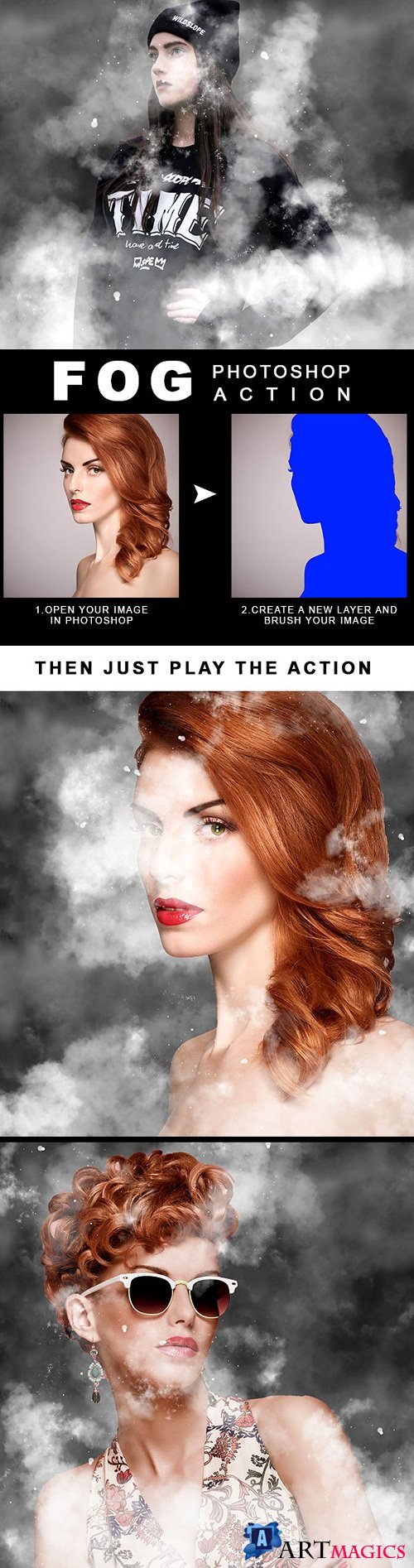 Fog Effect Photoshop Action 22383532
