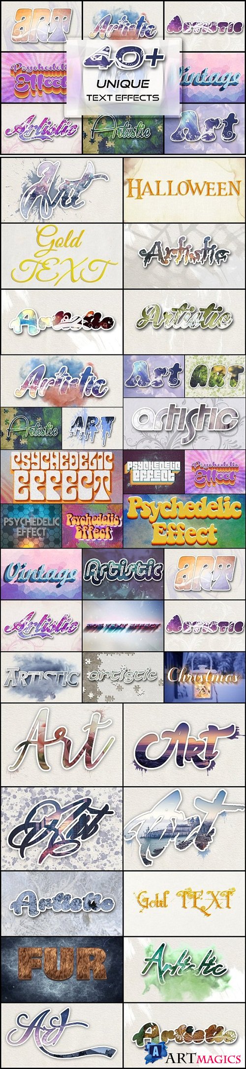 Inkydeals 40+ Unique Text Effects To Trendify Your Designs