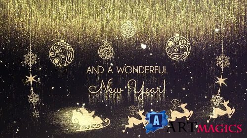 Golden Christmas Wishes 148268 - After Effects Templates