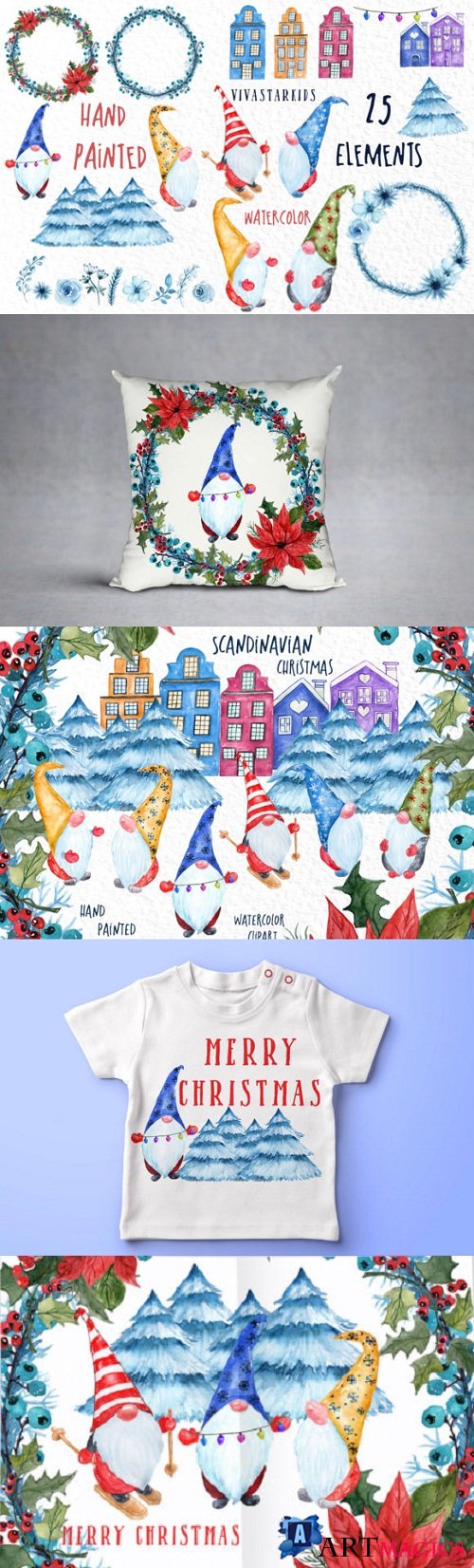 Scandinavian Christmas Gnomes - 3128426