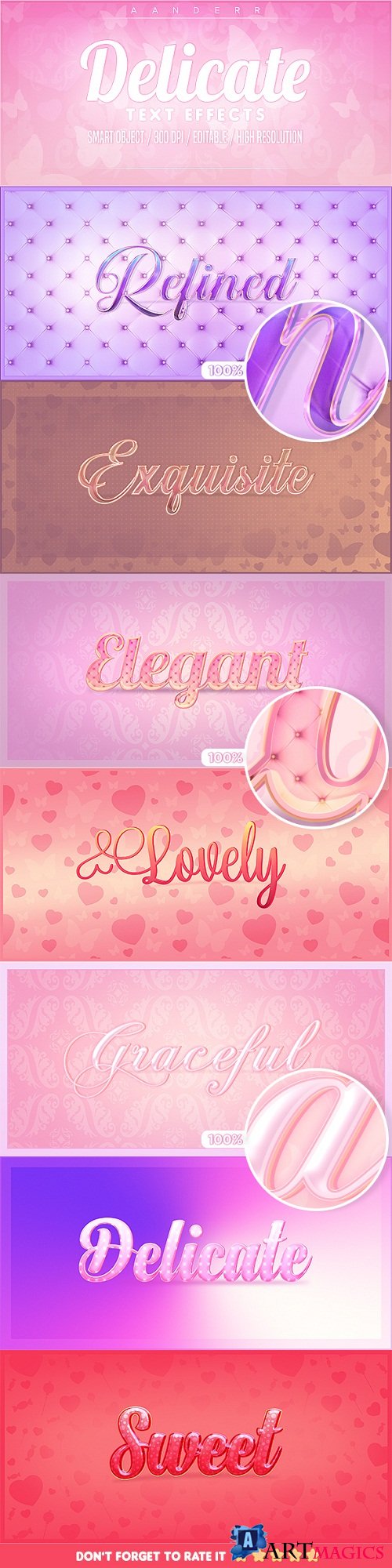 Delicate Photoshop Text Effects 22931110