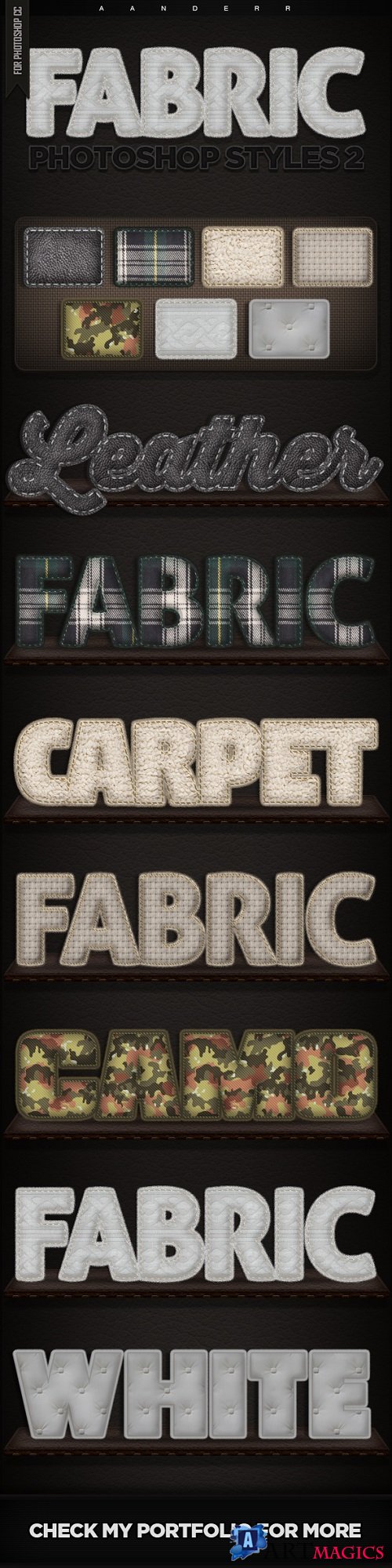Fabric Photoshop Styles 2  - 18065363