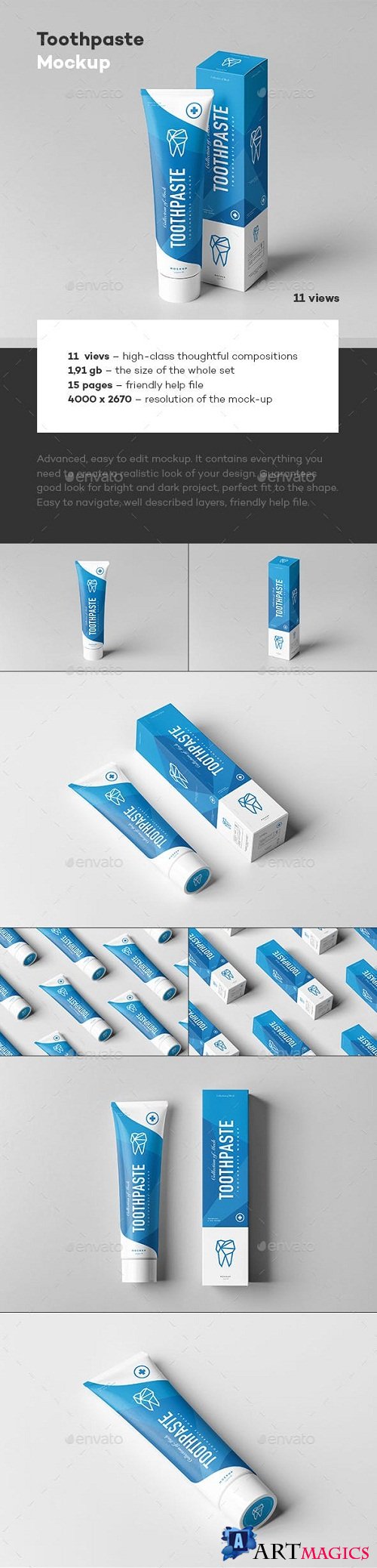 Toothpaste Mock-up - 22969957