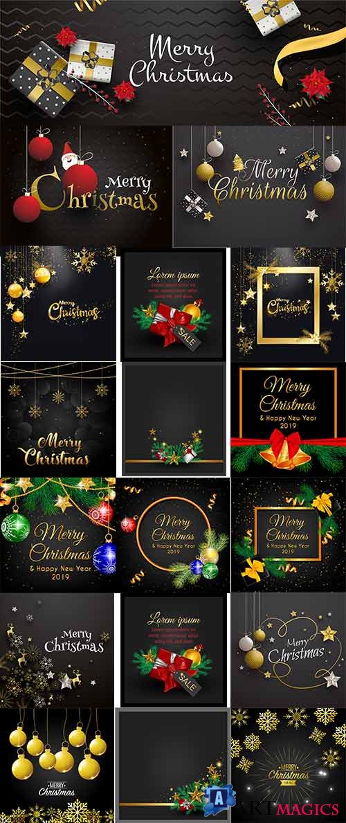   - 13 -   / Christmas backgrounds -13 - Vector Graphics