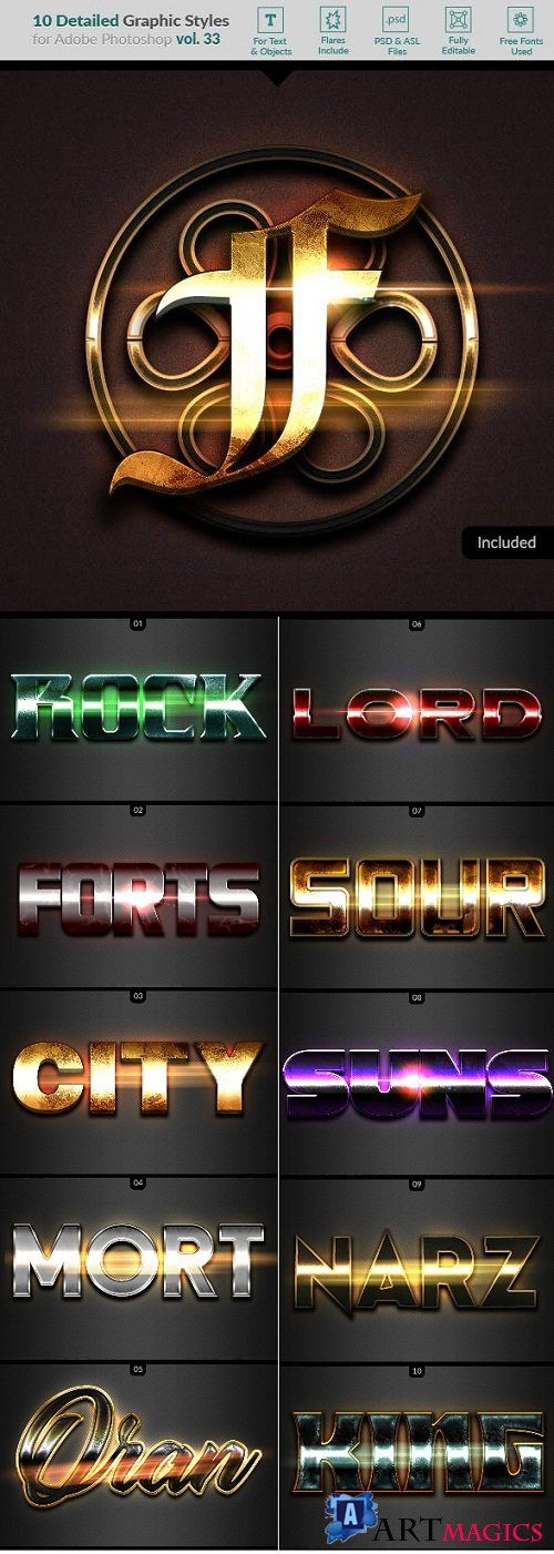 10 Text Effects Vol. 33 22808560