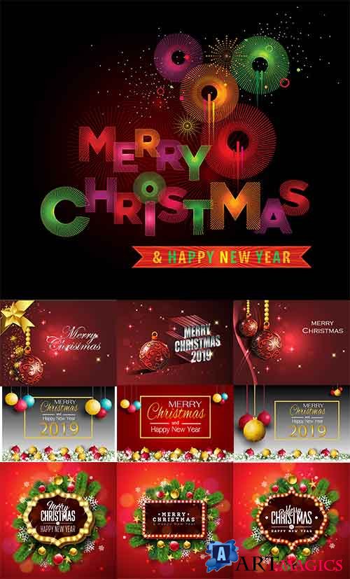   - 18 -   / Christmas backgrounds -18 - Vector Graphics