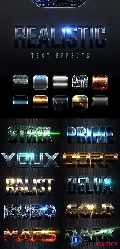 Realistic Text Effects Vol 1 23007348