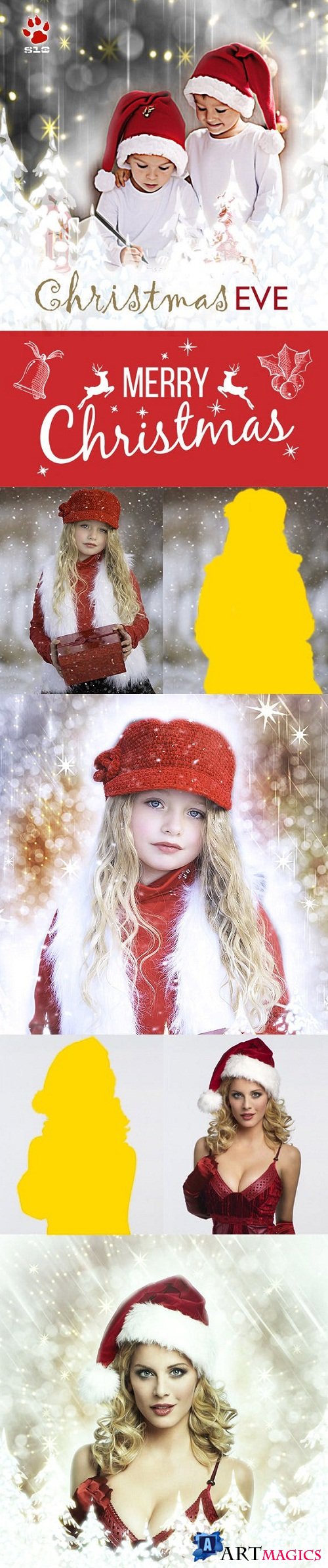 Christmas Photoshop Action - 14059220