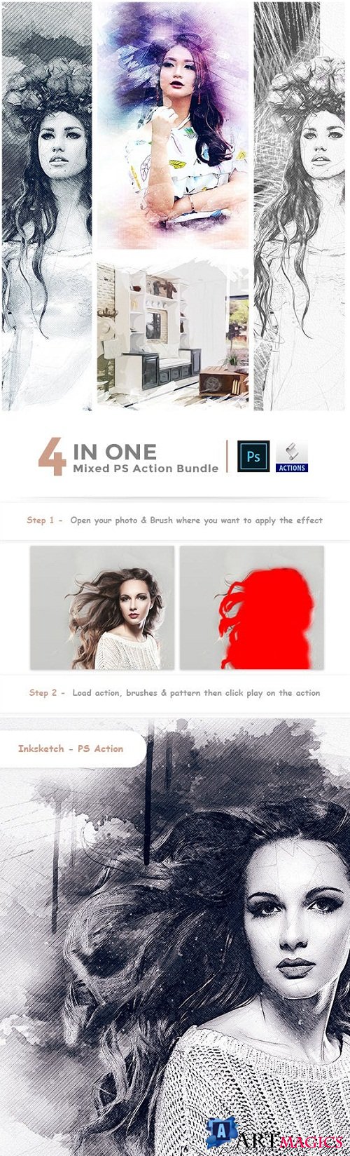 4 in One Mixed PS Action Bundle 23071832