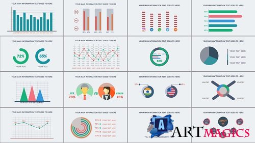 Clean Infographics 142655 - After Effects Templates