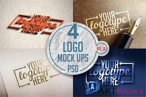 Logo Mock-up Pack Vol 10 3332132