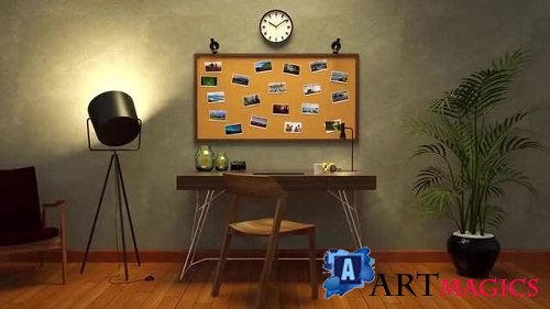 Corkboard Photo Slideshow 159242 - After Effects Templates