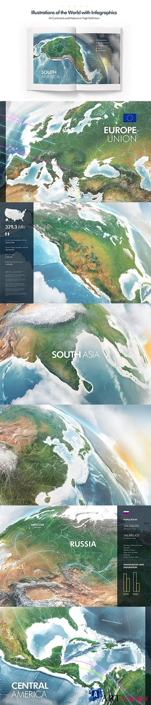 Earth Illustrations & Infographics - 3032278