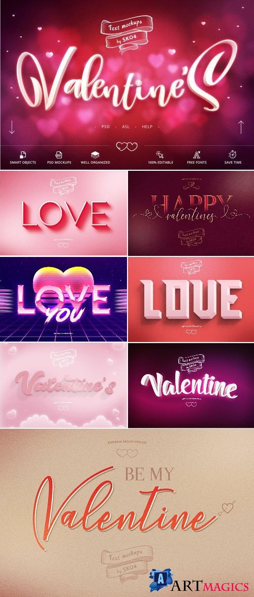 Valentine Text Effects - 3314874