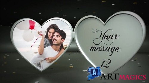 3D Rotating Heart Album 168833 - After Effects Templates