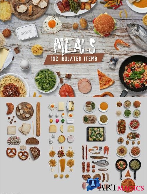 Meals - Isolated Food Items - 3307691
