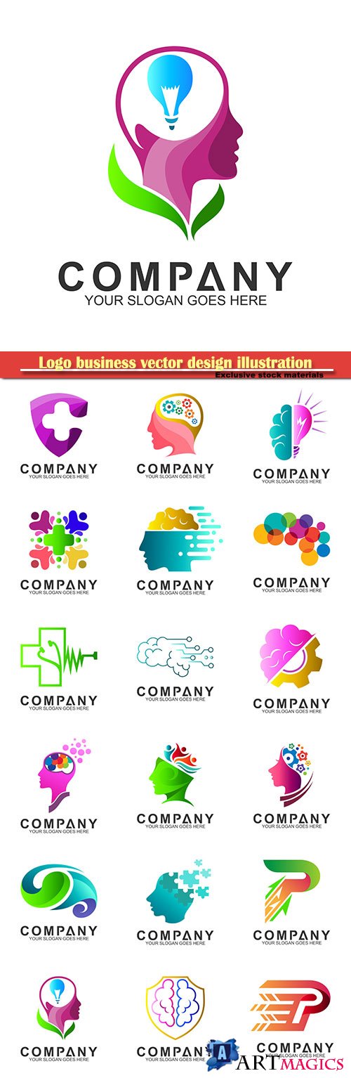 Logo business vector design illustration # 32