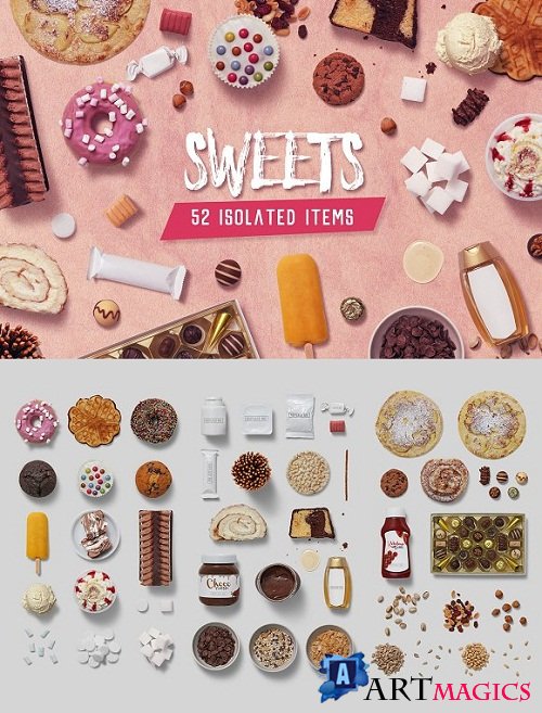 Sweets - Isolated Food Items - 3309480