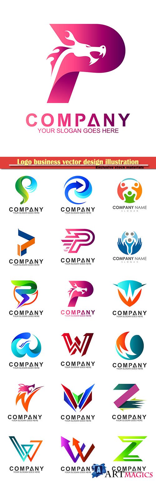 Logo business vector design illustration # 35