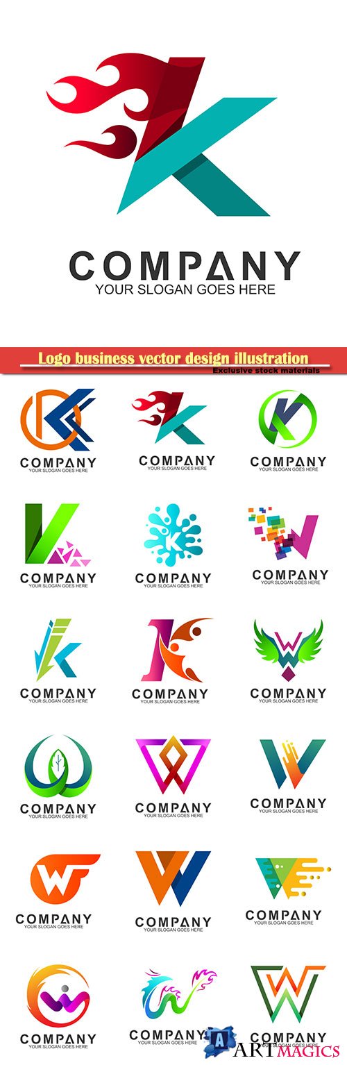 Logo business vector design illustration # 36
