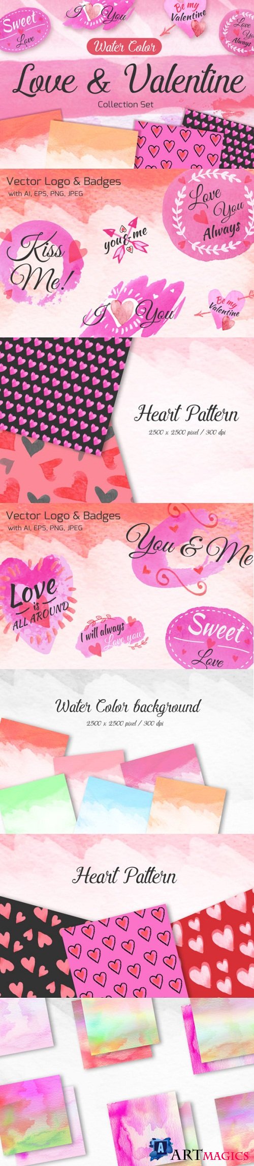 Love & Valentine collection set