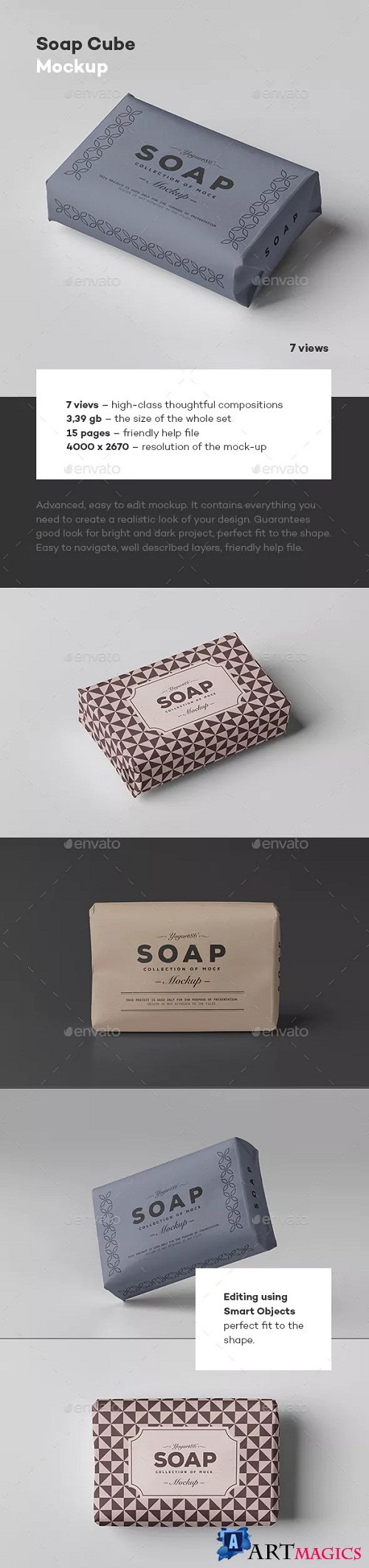 Soap Cube Mock-up - 23123727