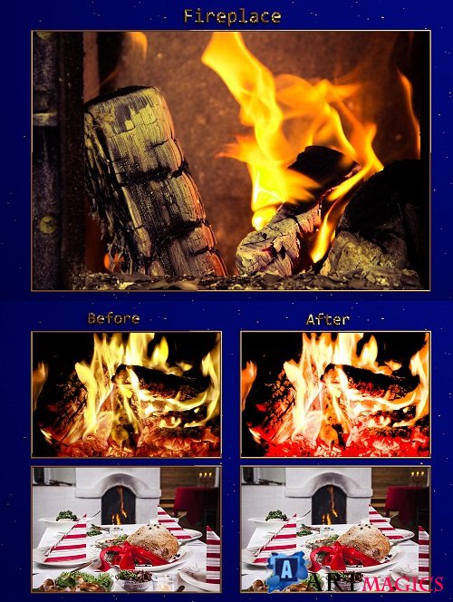 XMAS - Fireplace Lr Presets - 3301321