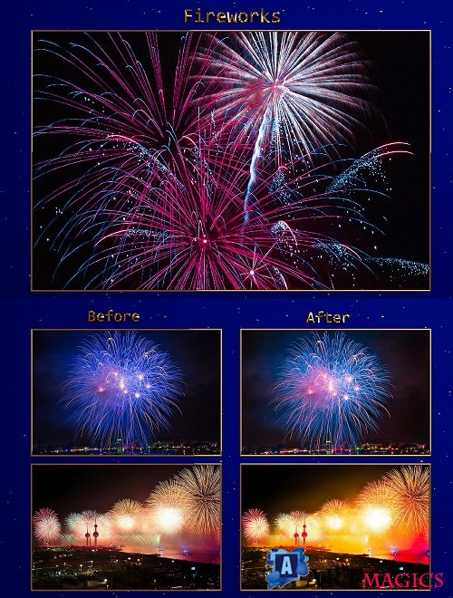 XMAS - Fireworks Lr Presets - 3301345
