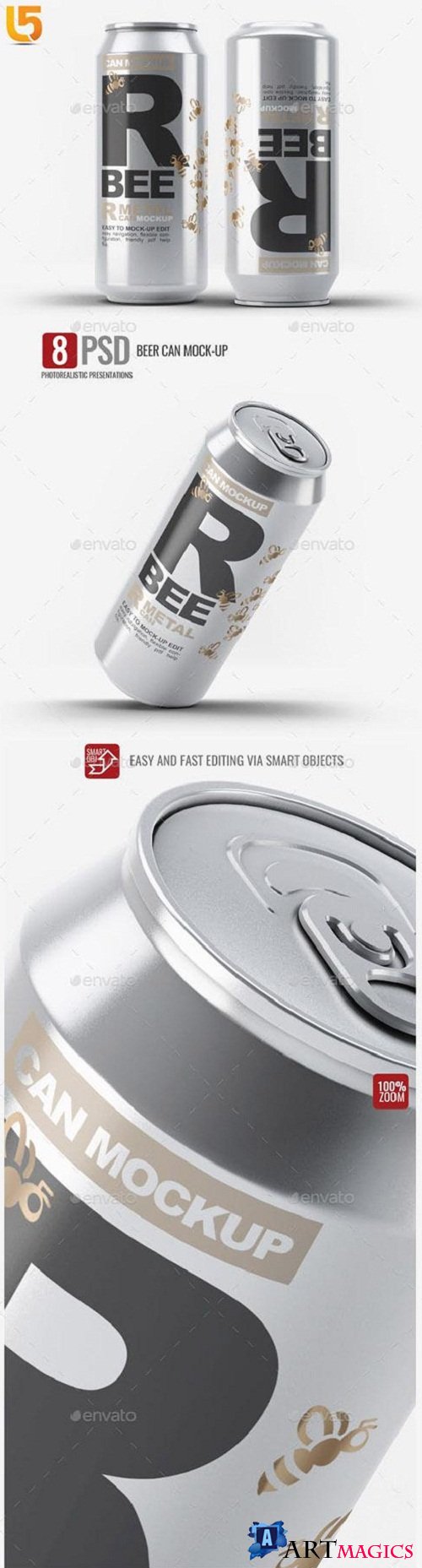 Beer Can Mock-Up - 23224554