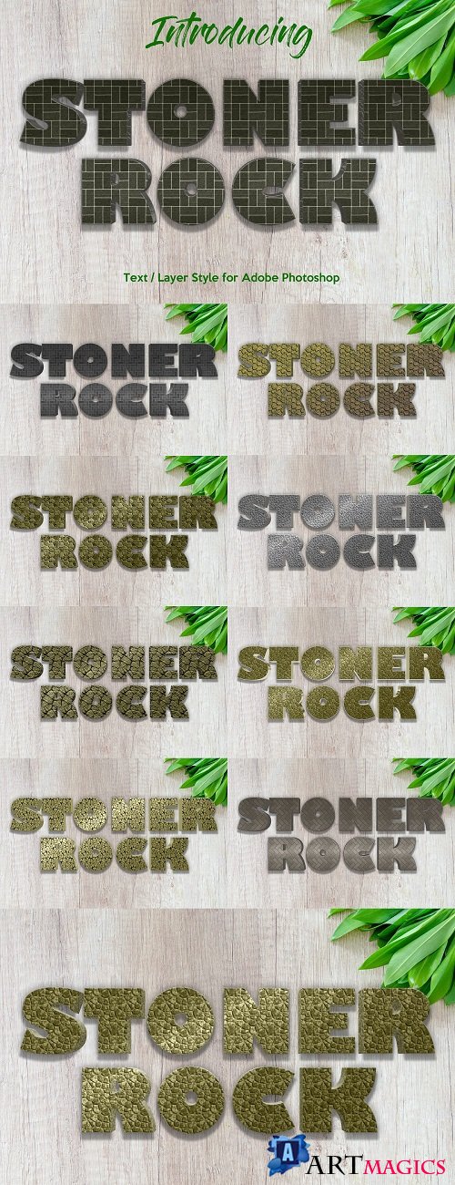 10 Stone Rock Layer Style - 3439268