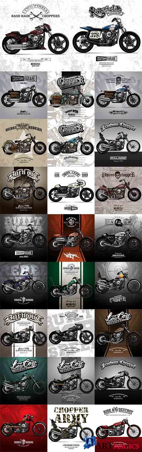  -   / Motorcycles - Vector Graphics