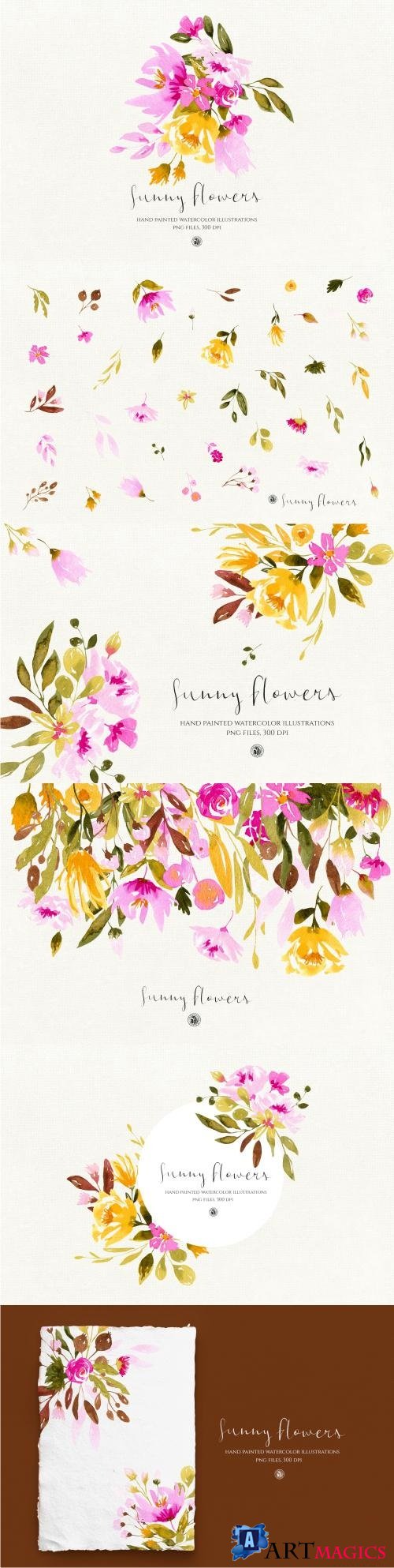 Sunny Flowers - 3481637