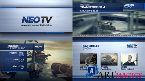 Broadcast Lines Pack 57 - After Effects Templates
