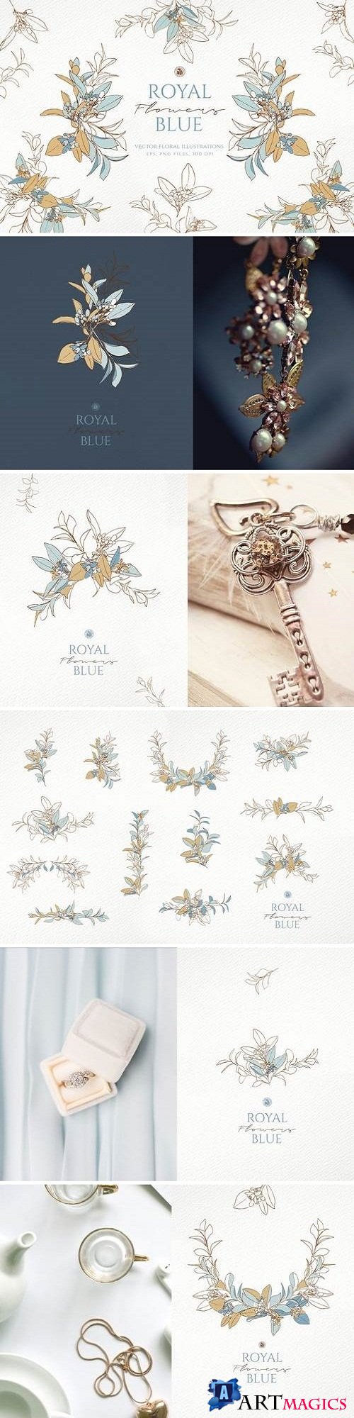 Royal Blue Flowers 3429988
