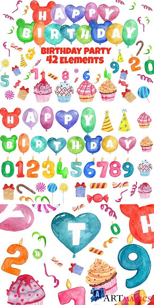 Birthday Party clipart - 1151865